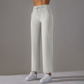 Wide Leg Pants With Pockets Women's Loose Yoga High Waist Legging Drawstring Outdoor Casual Jogging Gym Sports Flare Pants. 