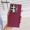 Fashions Fifty percent discount Luxury Folding Camera Stand Holder Case For Samsung Galaxy S24 S23 Ultra S22 S21 Plus S20 FE Metal Solid Color Matte Cover Funda. 