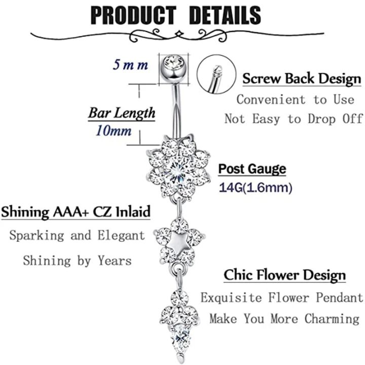 1pc%20New%20Zircon%20Fashion%20Surgical%20Steel%20Navel%20Piercing%20Flower%20Pendant%20Belly%20Button%20Rings%20Belly%20Piercing%20Body%20Jewelry%20Dangle%20-%20Image%202