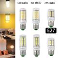 B22 5050 SMD LED Corn Bulbs Light White Lamp 4W AC 220V Warm White.