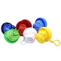 1 Pcs Portable raincoat disposable poncho unisex raincoat ball cape key ring ball.