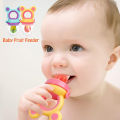 Cute Cartoon Baby Fruit Feeder Soft Silicone Pacifier Children Fresh Food Nibbler Supplementary Food Feeder Baby Feeding Pacifier with Cover.