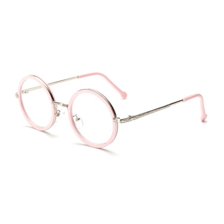 Retro%20Round%20Frame%20Glasses%20High%20Definition%20Clear%20Lens%20Women%20Men%20Unisex%20Flat%20Mirrors%20Eye%20Protection%20Eyeglasses%20Computer%20Goggles%20-%20Image%207