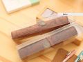 Vintage Pirate Compass Pocket Map Roll Pen Pencil Leather Case Pouch Caribbean Bag.