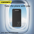 VDENMENV DP10 Dual USB And Type C  20000mAh Power bank with 5V 2.1A Output. 