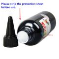 5x100ml Universal Dye Ink Refill for HP Canon Epson Brother Dell Deskjet Inkjet Printer, BK C M Y Bottle Tank Cartridge CISS Ink Luhuai CVC.