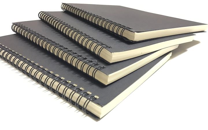 Papertree%20Dotted%20Spiral%20%20Notebook%20Black%20Cover%20off%20white%20Paper%20Wirebound%20-%20Image%206