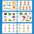 Baby Montessori Busy Book Board Kid Early Learning Cognitive Puzzle Children Paste Book Educationa Toys Sticker Quiet Book. 