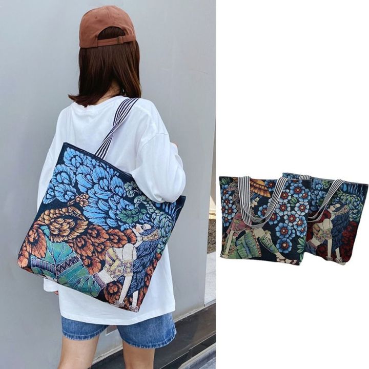 WPOT%20Retro%20Elegant%20Oil%20Painting%20Shopping%20Bag%20Travel%20Bag%20Flower%20Painted%20Tote%20Bag%20Women%20Art%20Handbag%20Canvas%20Bag%20Shoulder%20Bag%20-%20Image%204
