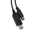 INDUSTRIAL FTDI FT232RL USB TO MINI DIN 4 PIN MD4 ADAPTER RS232 SERIAL COMMUNICATION CABLE FOR TAKAHASHI TEMMA CONNECTION TO PC. 