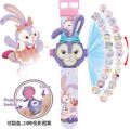New Kids Projection Watch Sanrio Cute Cartoon Luminous Electronic Watch Kids Student Watch Toy Gift.