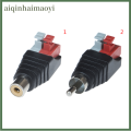 aiqinhaimaoyi Speaker Wire A/V Cable to Audio Male Famale RCA Connector Press Plug Terminal. 