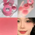 Gege bear Bang Bang soft fog powder blusher matte fog surface naturally lift air, swell color, tender makeup, rouge. 