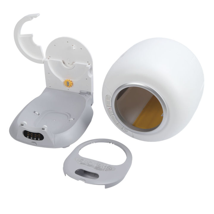 Smart Cat Toilet APP Control Automatic Litter Box Safe Self Cleaning Large Capacity for Multi Cats