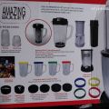 Amazing Bullet Juicer Blender Mixer Food Processor 21 Pcs Set - Silver and Black.. 