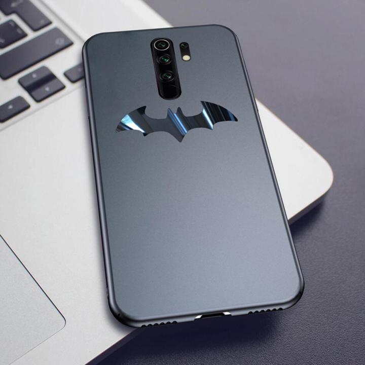 Back Cover For Xiaomi Poco M2 Reloaded Batman Phone Case Full protector Metal Bat design Shockproof Cover For Mi Mi Poco M2 Reloaded Cases