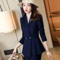 High-End Professional Tailored Suit Suit Female Spring and Autumn Fashion Temperament Goddess Style Korean Style Suit Formal Wear Jewelry Shop Workwear. 