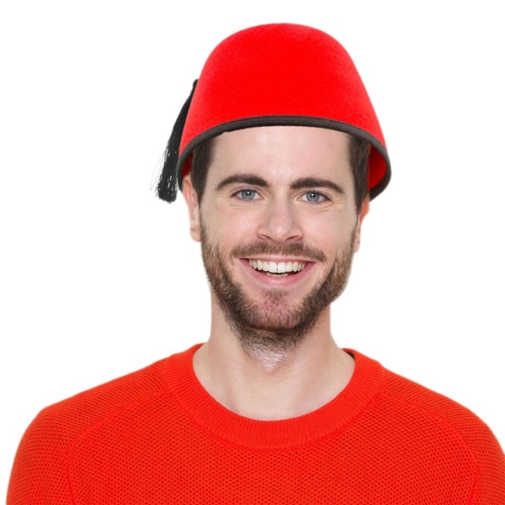 Traditional%20Red%20Fez%20Hat%20Turkish%20for%20Adult%20Children%20Breathable%20Round%20Fez%20-%20Image%203