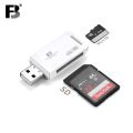 FB360 2 in1 card reader Micro SD Memory Card TF High Speed Recorder USB Computer U Disk Memory Card Reader. 