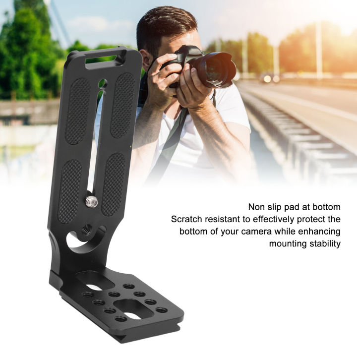 Camera%20L%20Bracket%20L%20Shaped%20Quick%20Release%20Plate%20Aluminum%20Alloy%20Vertical%20Horizontal%20Switching%20for%20Photo%20Shooting%20-%20Image%205