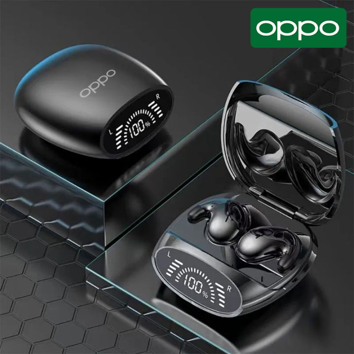 【original-Ready stock+FREE Shipping+COD】 OPPO MD528 TWS 5.3 Sleep Noise Wireless Headset / Mini Lightweight Sports Earbuds / Bluetooth Headphones Dual In Ear HD Call Stereo Noise Reduction Ultra Long Standby Highflyer