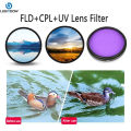 Lightdow FLD CPL UV Lens Filters Kits Lens Filter 49 52 55 58 62 67 72 77 mm for Nikon Cannon Sony Pentax Fujifilm Camera.