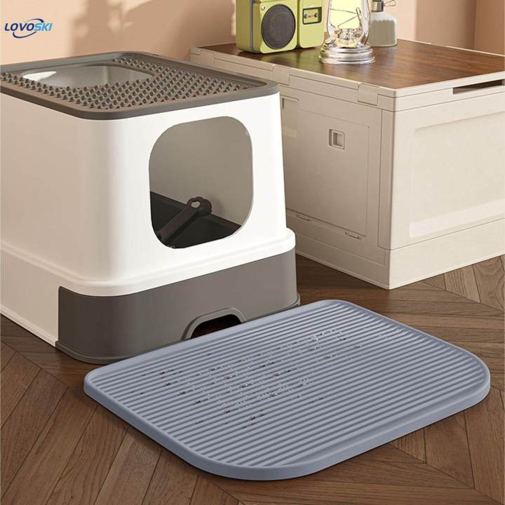 Cat%20Litter%20Mat%20Nonslip%20Cat%20Supplies%20for%20Indoor%20Cats%20Durable%20Kitty%20Litter%20Rug%20Gray%20-%20Image%204
