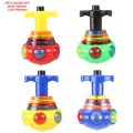 New Spinning Top Flash Luminous Spinning Tops Toy Colorful Top Ejection Toy Flashing Led Gyroscope Children Classic Toys. 