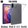 Redmi Pad 2 Display Size 11.0 Inches Transparent Crystal Clear Back Case Cover for Redmi Pad 2.
