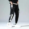 Men Pants Spring and Autumn Cargo Pants Man Fashion  Hop Casual Pants Loose Kan Drawstring Men Joggers Sweatpants. 