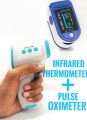 Combo Pack of Pulse Oximeter & Infrared Thermometer. 