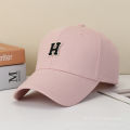Internet celebrity lettersinsMen's Korean-Style Peaked CapHBaseball Cap Women's Fashion Casual Korean Style Fashion Sun Hat.