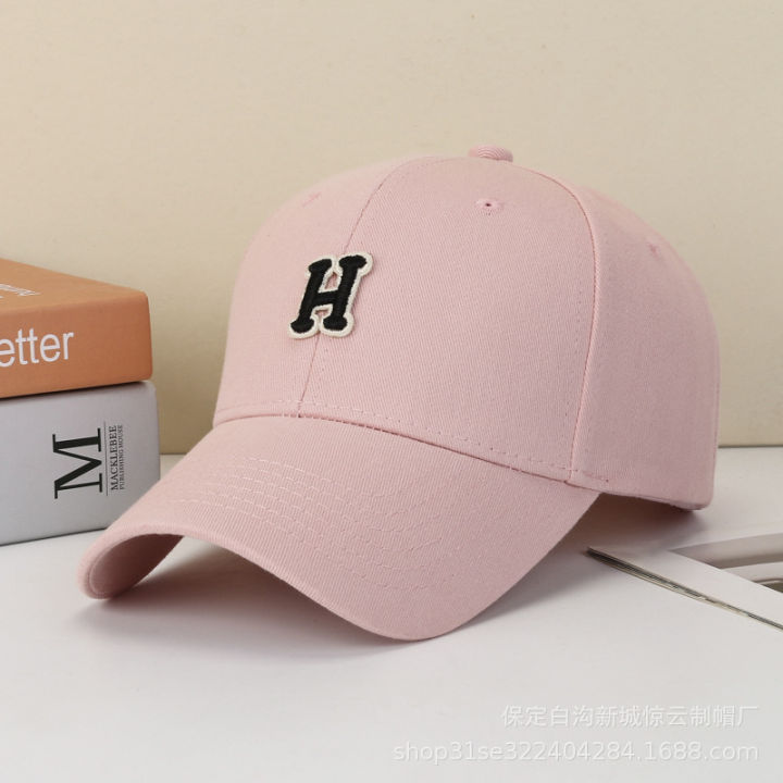 Internet%20celebrity%20lettersinsMen's%20Korean-Style%20Peaked%20CapHBaseball%20Cap%20Women's%20Fashion%20Casual%20Korean%20Style%20Fashion%20Sun%20Hat%20-%20Image%202
