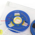 Cassette Blank Transparent Cassette Tape Shell Cases Plastics Reels Cassette (no Tape)recording audio tape Tetuo.