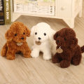 （New）Cartoon Cute Poodle Dog Puppy Pluh tuffed Doll Huggable Toy Home Ornament Gift. 