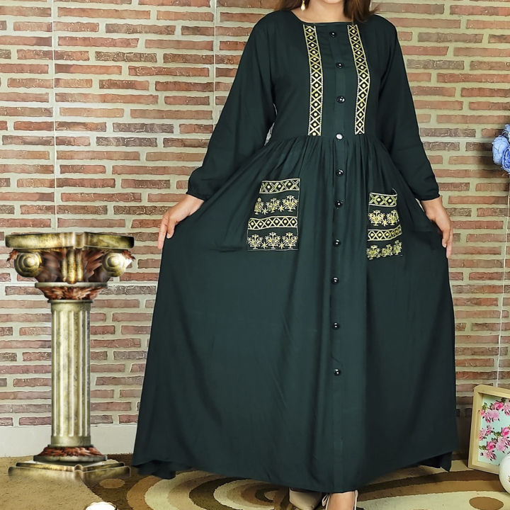New%20Attractive%20Women's%20Premium%20Quality%20Exclusive%20Stylish%20Pocket%20System%20Semi%20One%20Piece%20Long%20Kurti%20-%20Image%205