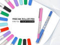 Snowhite Pvn-159 Free Liquid Ink Roller Pen with Needle Quick-Drying Ink.
