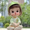In stock YEMAOZI 1/6 YEMAOZI Qbaby Big Head Recast blythe Doll BJD Doll Nude doll No Make Up Gift For Girls Ball Jointed Dolls.
