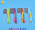 Fine toothed stainless steel needles comb out eggs catch lice comb.