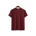 Superb Understated -Craftsmanship and Trendy -Mens Premium Solid 100% Cotton T-shirt - Maroon Color- Progressively Better.