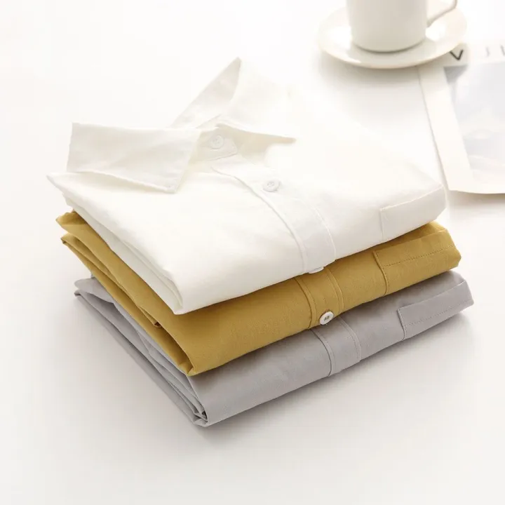 New%20Spring%20Shirt%20Women's%20Solid%20Color%20All-Match%20Elegant%20Shirt%20Long%20Sleeve%20Outer%20Tower%20Coat%20Casual%20Spring%20Fashionable%20Top%20-%20Image%202