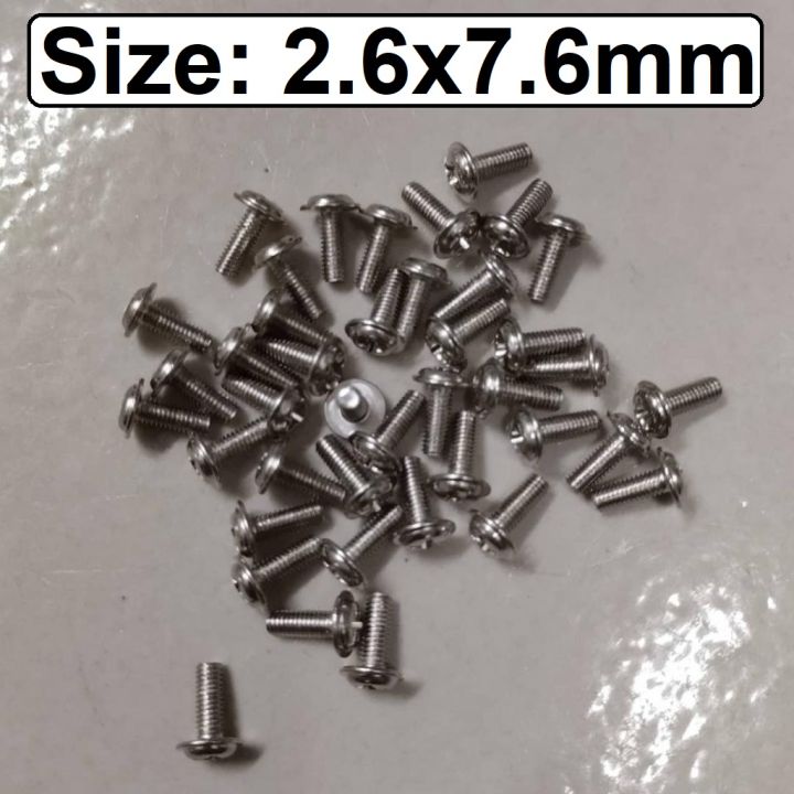10Pcs-%20CHINA%20M2.6%20Round%20Head%20Screws%20M2.6%C3%977.6mm%20Stainless%20Steel%20Round%20Cro-ss%20Pan%20Head%20Machine%20Screw%20Bolts%20Self%20Tapping%20Plain%20End%20M2.6%20Crosshead%20Screws%20-%20Image%204