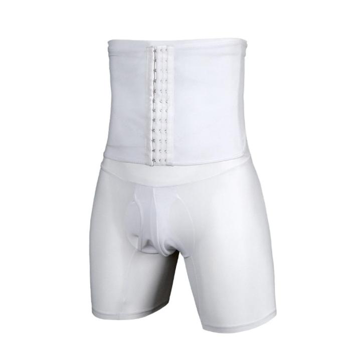 Men Body Shapers Tummy Control Panties Waist Trainer Belt Slimming Underwear Male Modeling Shapewear Compression Shorts