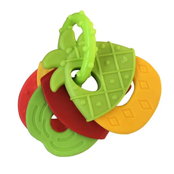 3pcs%20set%20Baby%20Pineapple%20Teeth%20Gel%20Bright%20Color%20Fruit%20Silicone%20head%20Teether%20CN%20-%20Image%203