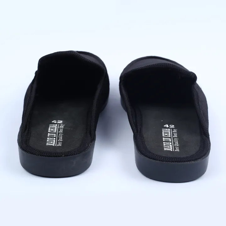 MARVEL%20FASHIONS%20NEW%20Fashionable%20Velvet%20Half%20Shoe%20For%20Men%20Black%20-%20Image%207