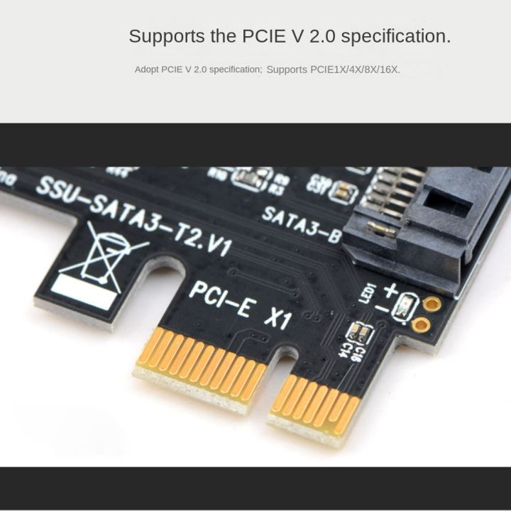 PCIE%20to%20SATA%20Card%20PCI-E%20Adapter%20Converter%20PCI%20Express%20to%20SATA3.0%20Converter%202-Port%20SATA%20III%206G%20Expansion%20Controller%20Card%20Adapter%20-%20Image%202