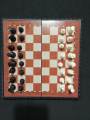 Magnetic Cheese Board; High Class Chess Set with Folding Chess Board. 