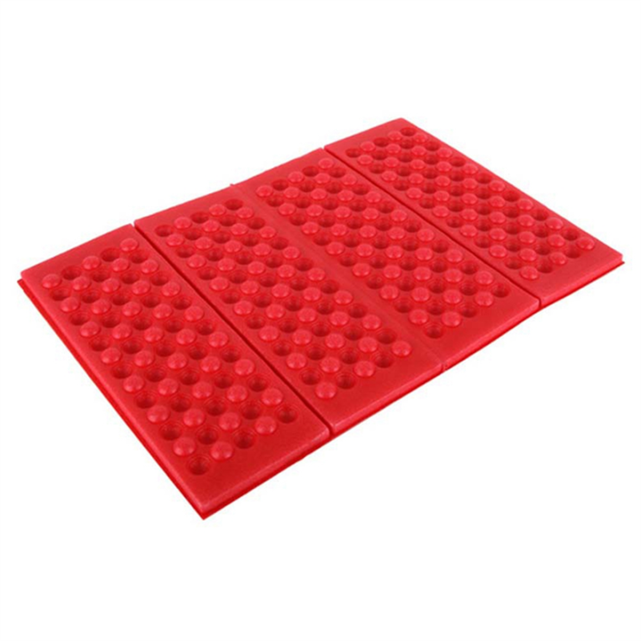 Red Moisture Resistant Pad Foldable Outdoor Camping Moisture Resistant Pad Easy to Use