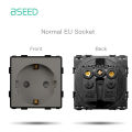Bseed Wall Switch Panel Part Dual Usb Socket Tv Internet Rj45 Function Parts Eu Socket Diy Part Only Free Combination. 