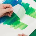 Watercolor Masking Adhesive Tape Painting Textured Paper Leave Glue Cover Tap Art White Tool Paper sketch Supplies K3Z4. 